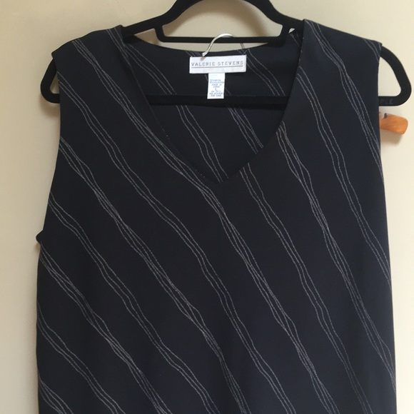 Valerie Stevens Dresses & Skirts - Black Skirt and Matching Blouse by Valerie Stevens